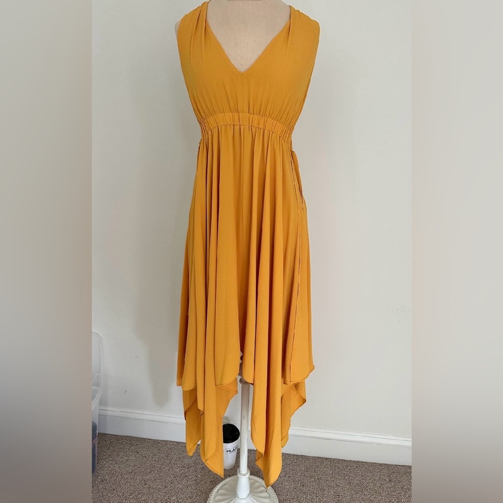 Elegant Yellow Dress